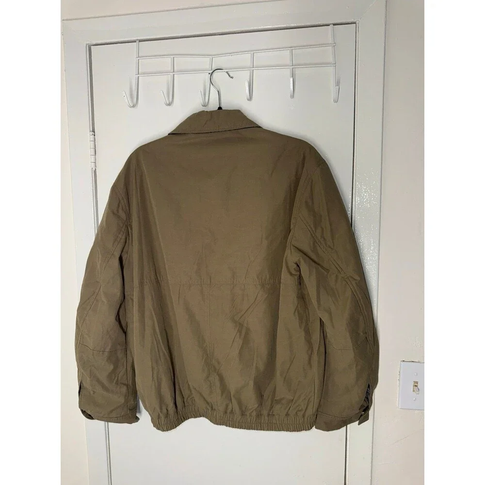 vintage Levi Strauss & Co. Harrington jacket  Khaki Plaid Lined size S